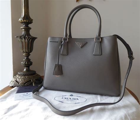 prada saffiano grey tote|prada saffiano tote used.